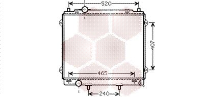 VAN WEZEL Radiators, Motora dzesēšanas sistēma 82002162